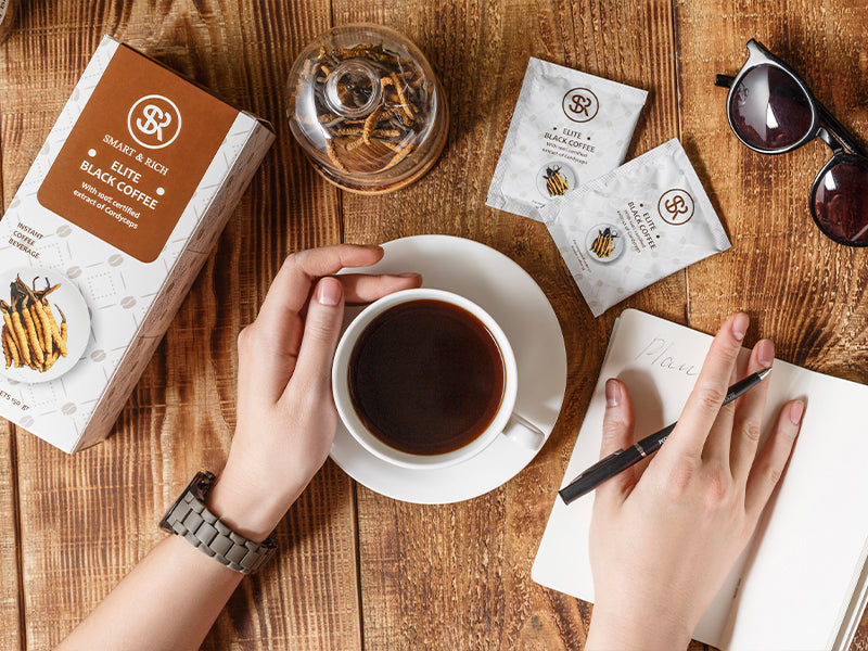 Black Coffee Cordyceps